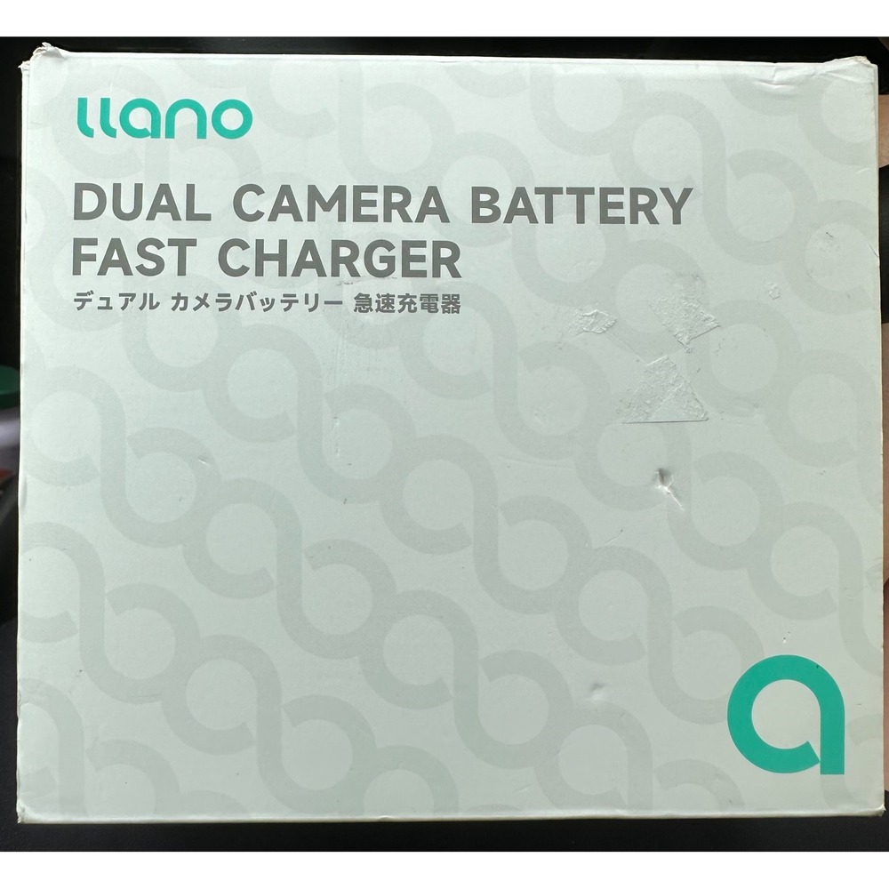 llano Dual Camera Battery Fast Charger for Fujifilm NP-W126 LJN-CS005 Open box